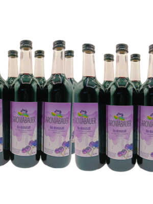 100% Aroniasaft im 12er Paket