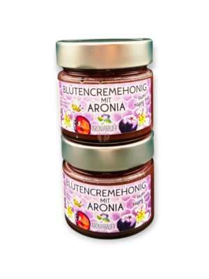 Blütencremehonig mit Aronia 250g